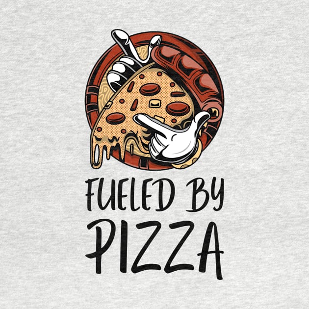 Fueled By Pizza by InkyArt